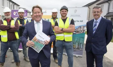 Minister Visits New Homes for Families in Wexford