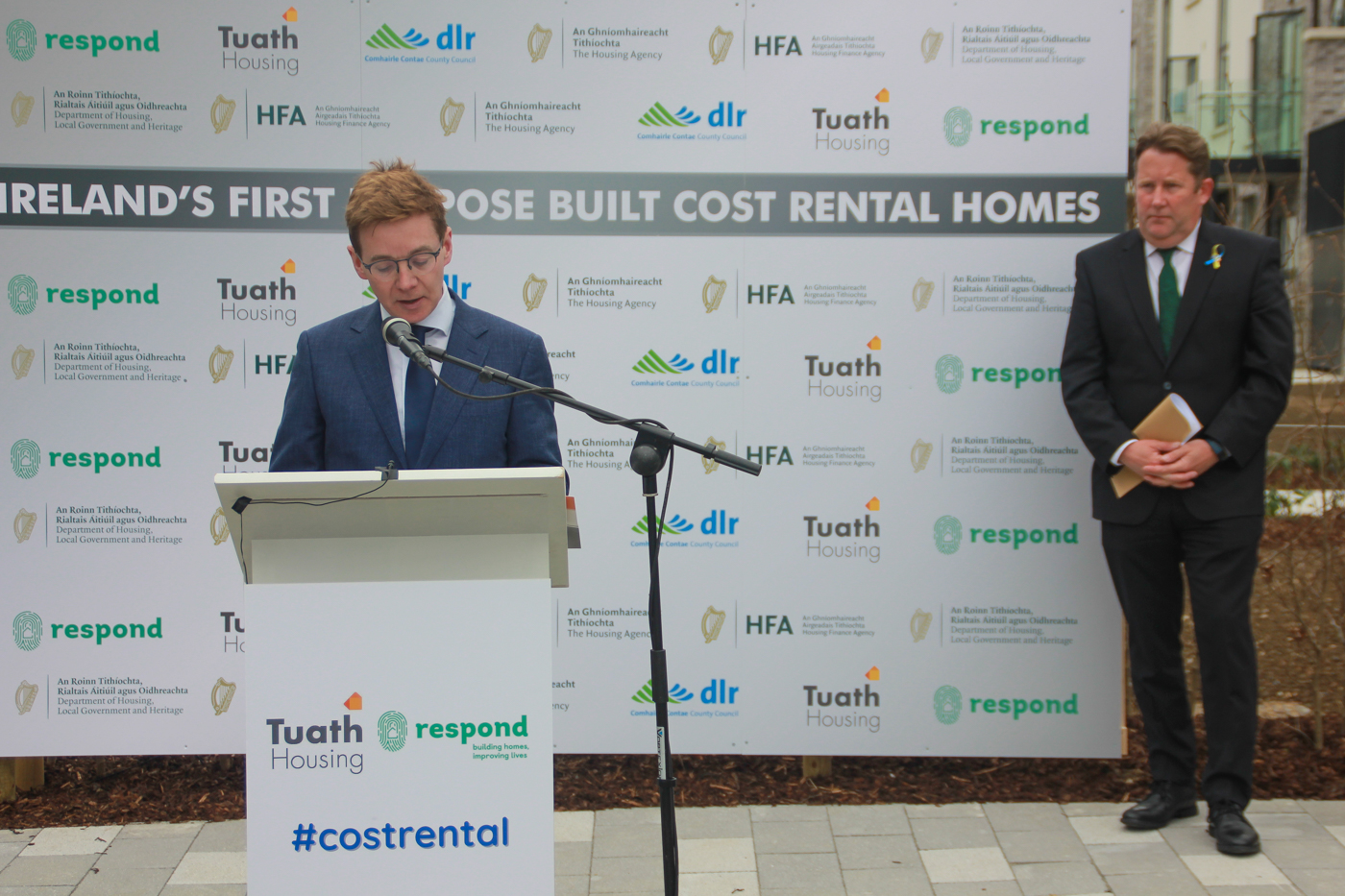 Offical Opening of first purpose built cost rental homes in Ireland