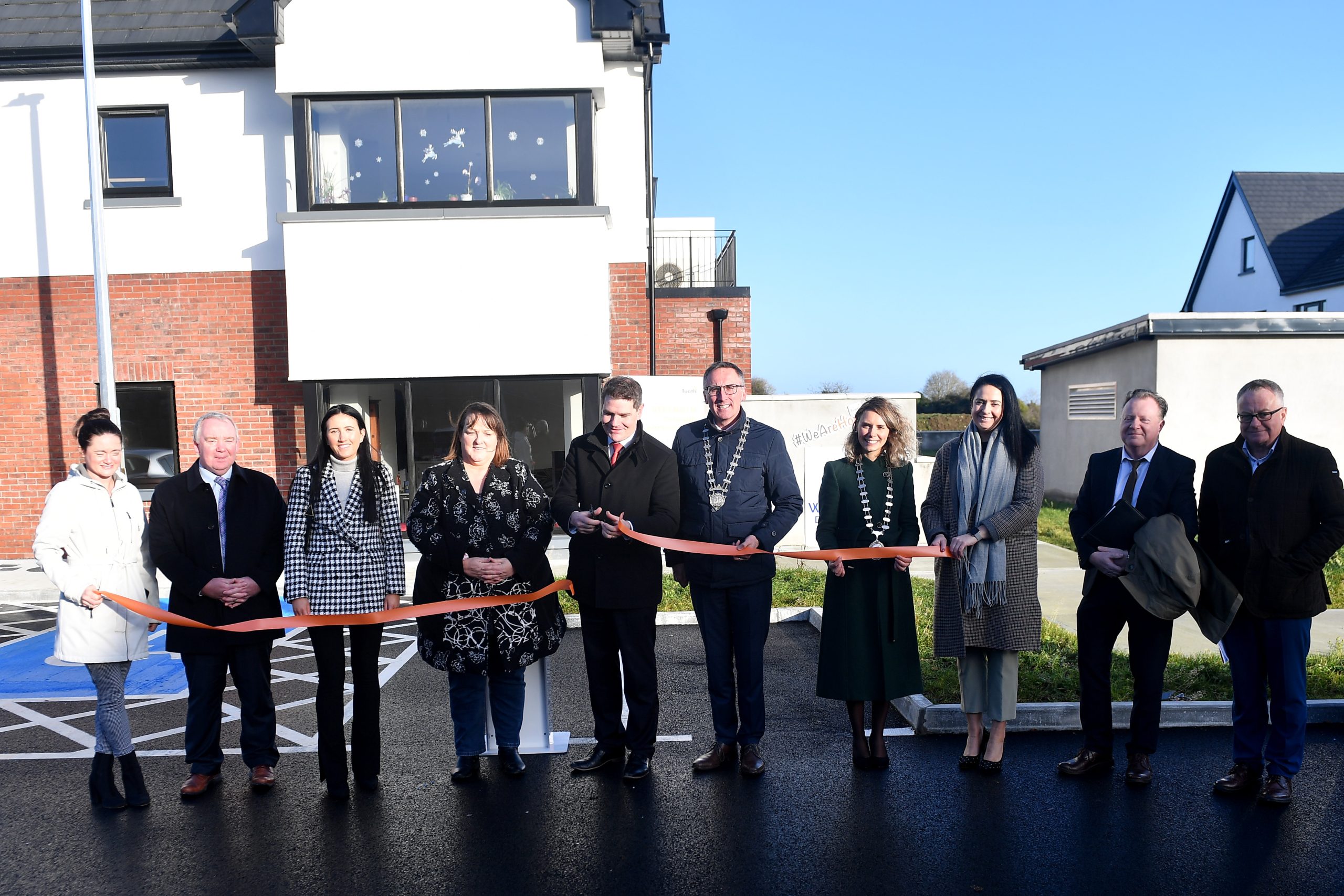 Minister Burke Officially Opens New Homes in Kinnegad