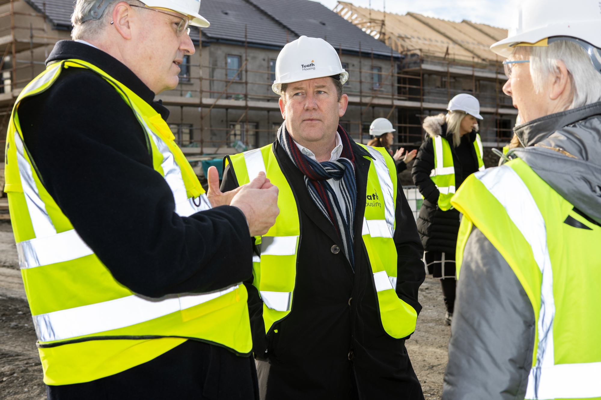 Minister O’Brien Visits New Cost Rental Site in Kiltiernan