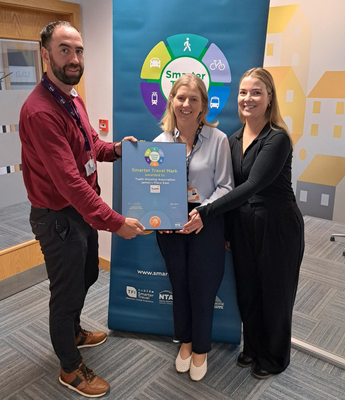 Tuath proud to receive Bronze Smarter Travel Mark from National Transport Authority