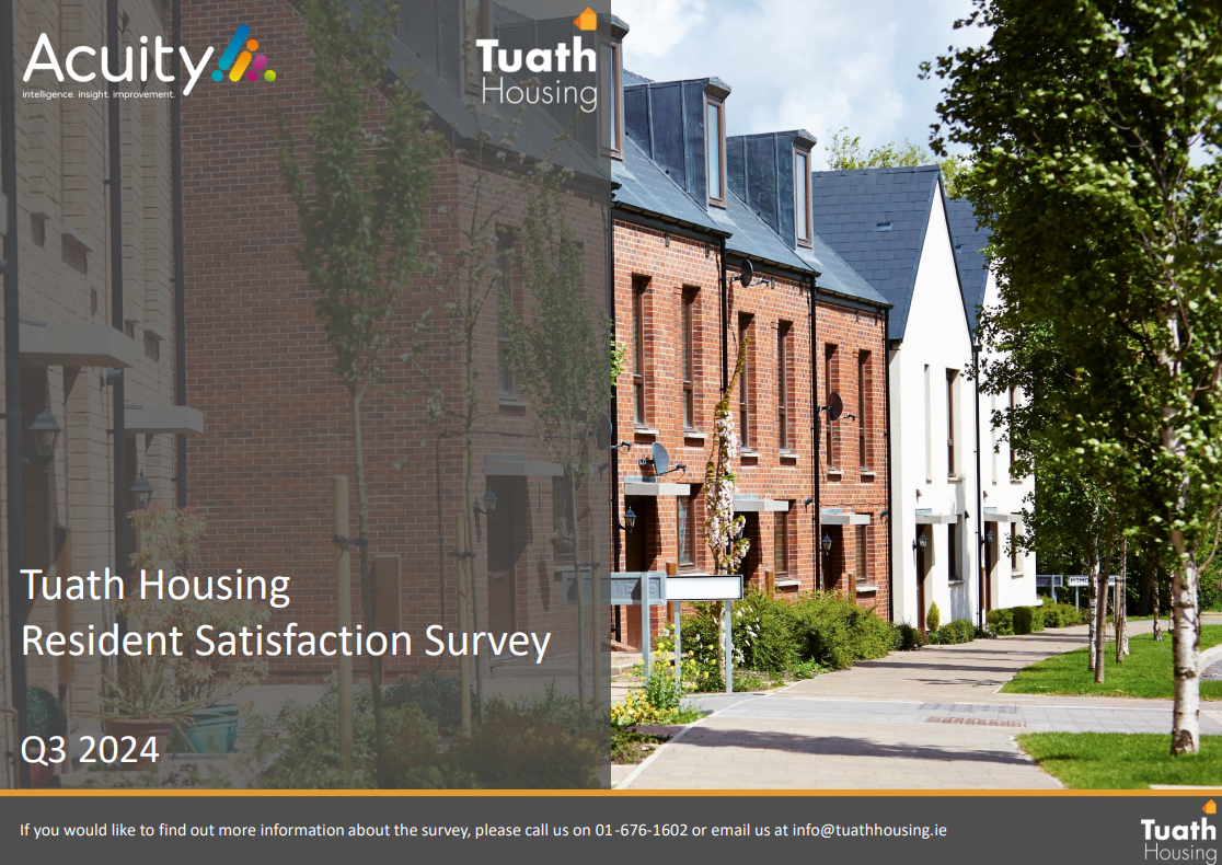 Results published for quarter 3 Tenant Satisfaction Survey