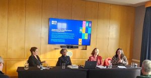 Kate Joyce, Head of Sustainability & Strategic Projects, discusses sustainability at Tuath during 'Embedding Social & Environmental Best Practice into Development' panel