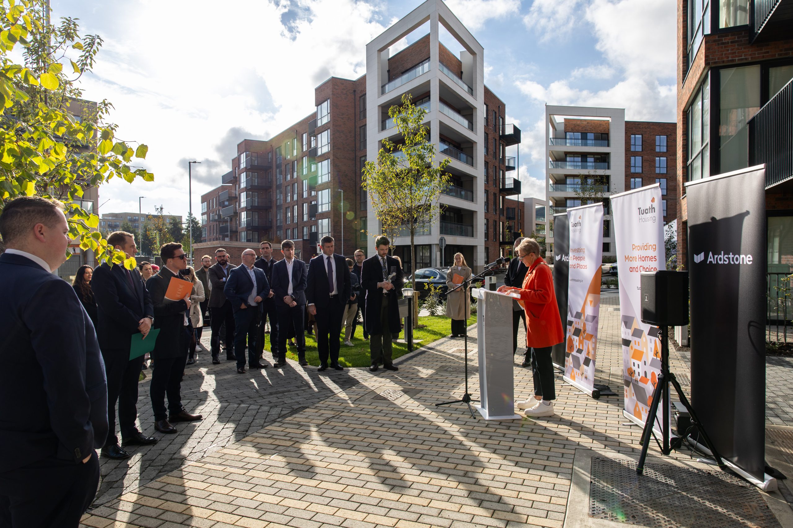 Minister opens 290 new homes in South Dublin as Tuath Housing marks milestone of 16,000 homes nationwide