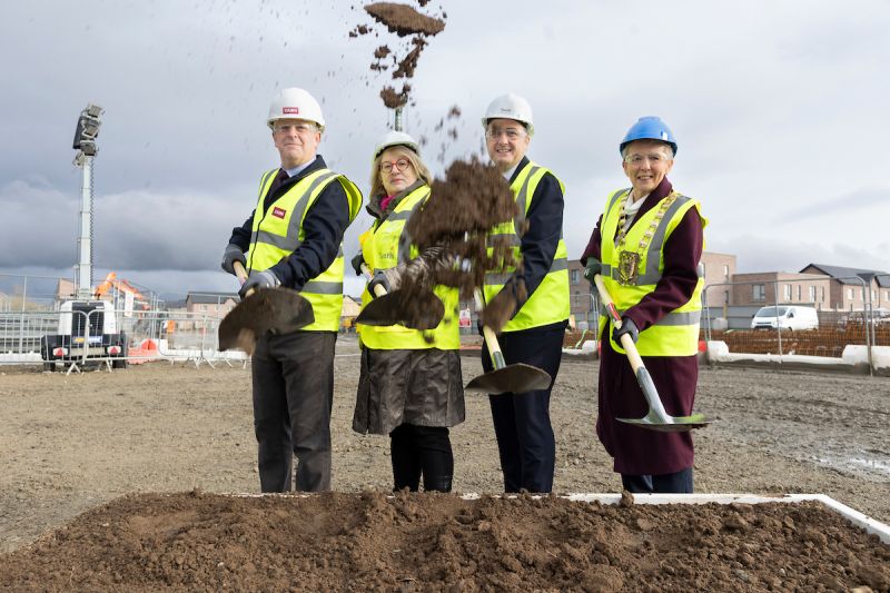 Construction milestones reached on 323 new homes in South Dublin