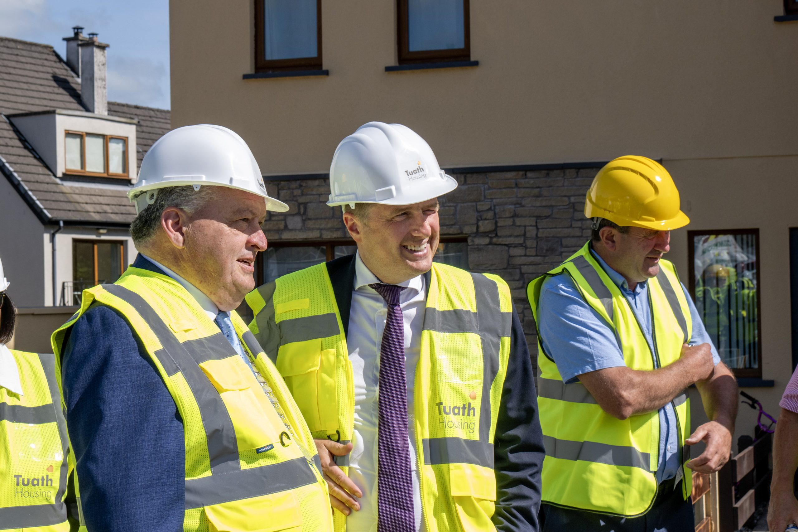 Cork County Mayor and Housing Minister visit Tuath site in Macroom